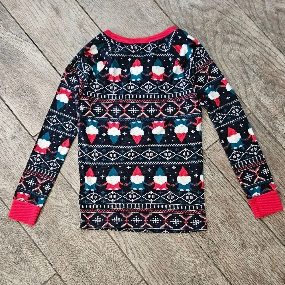 Jaclyn Intimates Santa Gnome PJ Set Kids Size M